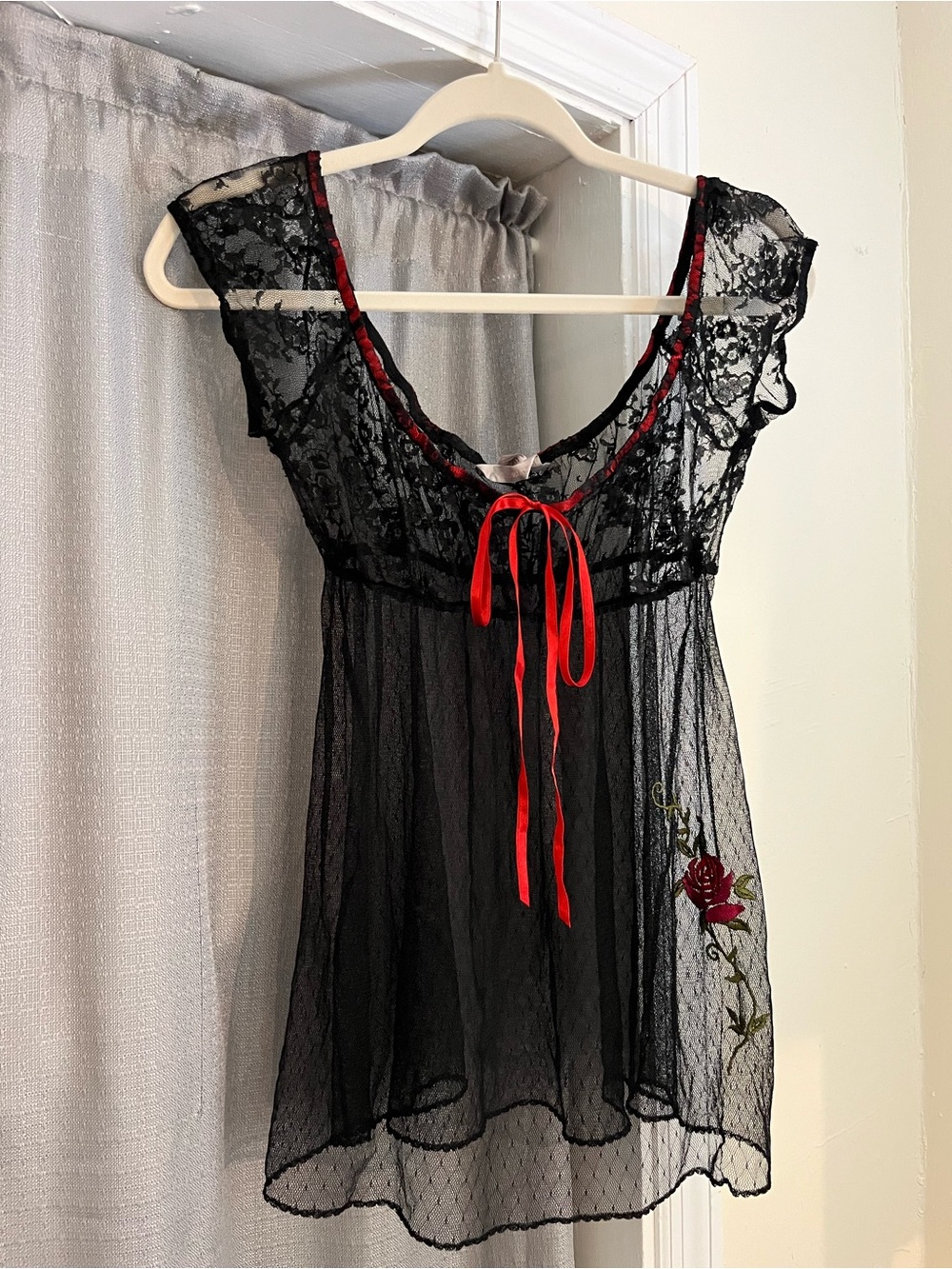 Y2K Victoria’s Secret Lace Babydoll Chemise XS